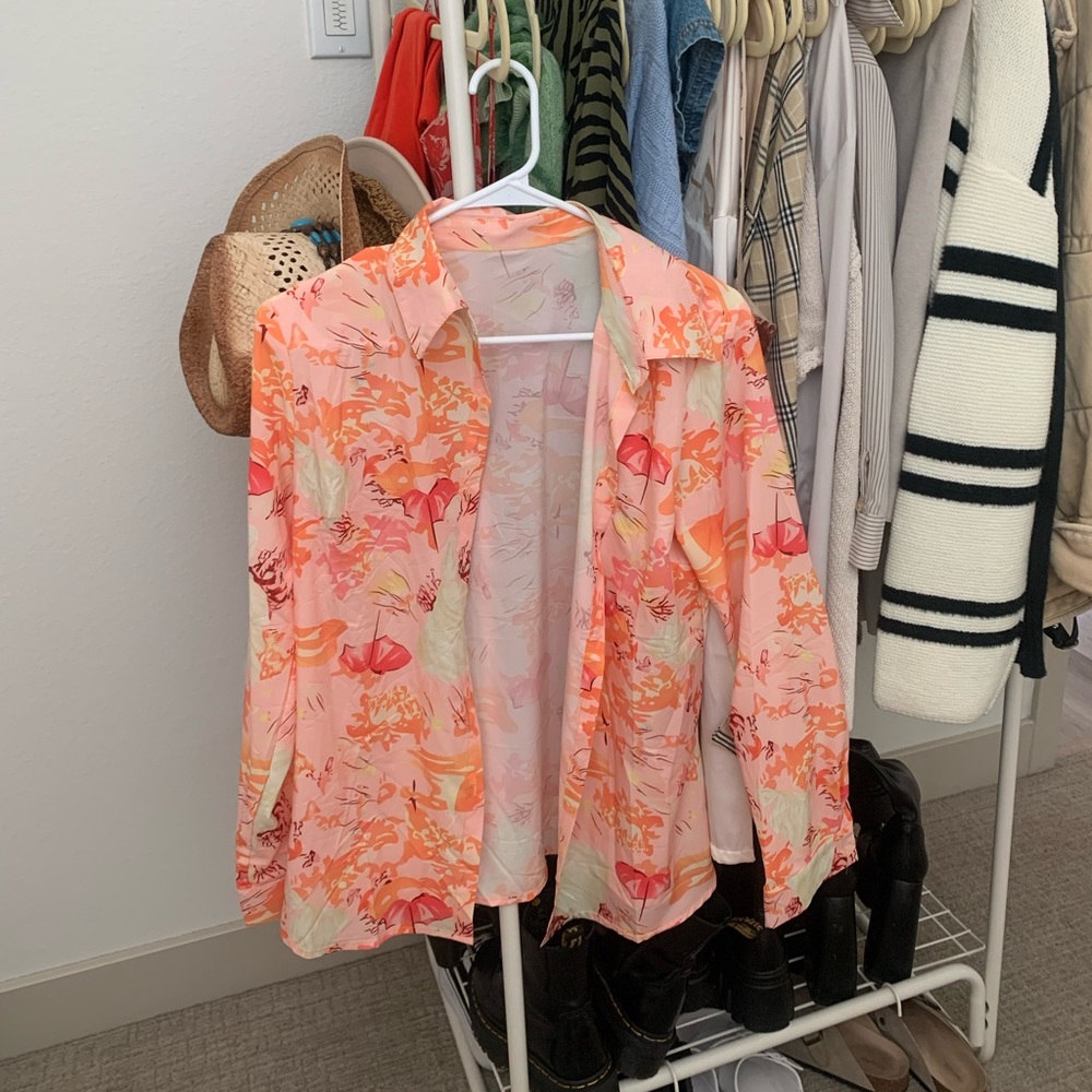 Vintage Floral Blouse